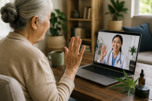 Read more about the article Can Seniors Use Telehealth for Medical Marijuana Certification?